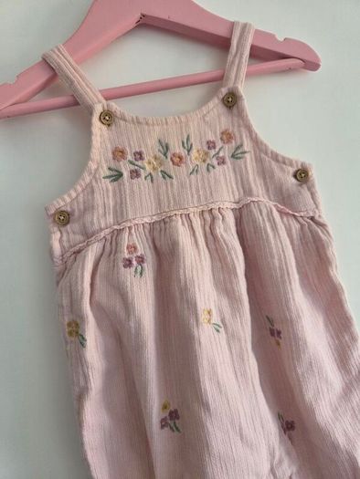 3-6m, Next Baby Girls Soft Dungarees