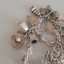 silver charm bracelet Image 3