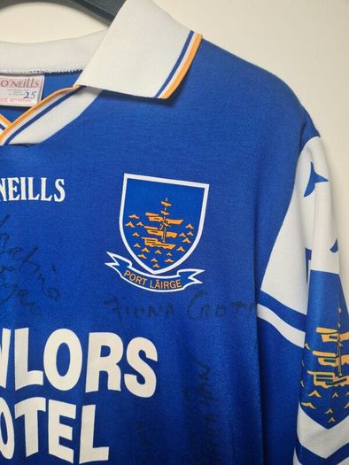 vintage O NEILLS WATERFORD GAA Womens football jersey All Ireland Finals shirt 1998 Player signed signatures O Ryan
