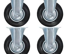 16 pcs Fixed Casters 125 mm
