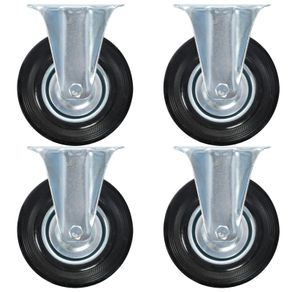 16 pcs Fixed Casters 125 mm