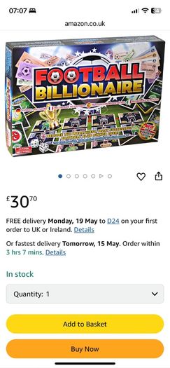 Football Billionaire Board Game