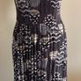 Leo & Ugo Satin Pleated Dress Size 1 (uk8-10) Image 4