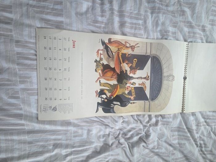 Guinness calender