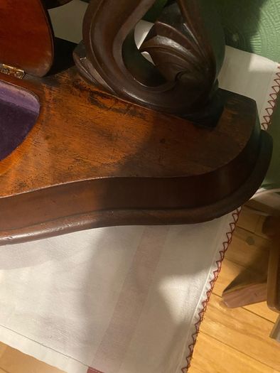 Victorian oval  mirror