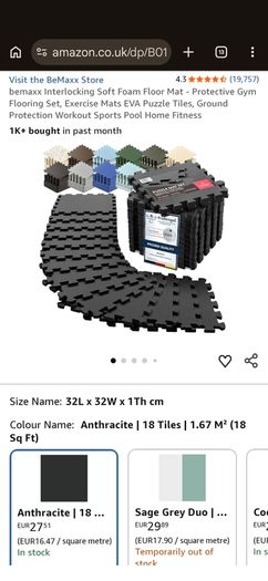 Floor mat soft foam