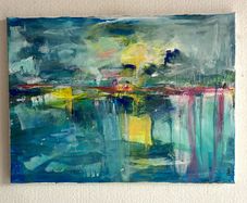 Original Painting Irish Abstract seascape Original Art contemporary Irish art