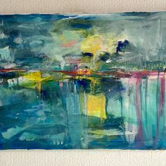 Original Painting Irish Abstract seascape Original Art contemporary Irish art