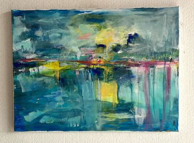 Original Painting Irish Abstract seascape Original Art contemporary Irish art