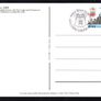 1988 Ireland Dublin Millenium prepaid postcard issued by An Post (set of five) cancelled with first day of issue Baile Atha Cliath (Dublin) pictorial cancel Image 7