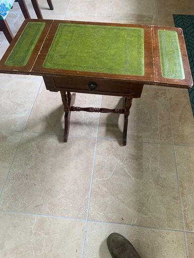 Vintage Mahogany Drop Leaf Sofa/Writing Table .