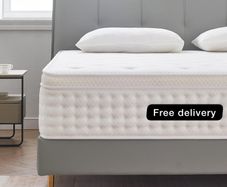 Small Double Mattress, Medium Firm Memory Foam Pocket Sprung, 120x190x26CM