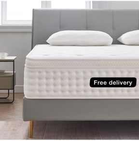 Small Double Mattress, Medium Firm Memory Foam Pocket Sprung, 120x190x26CM