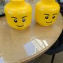 lego storage heads x 2 Image 3