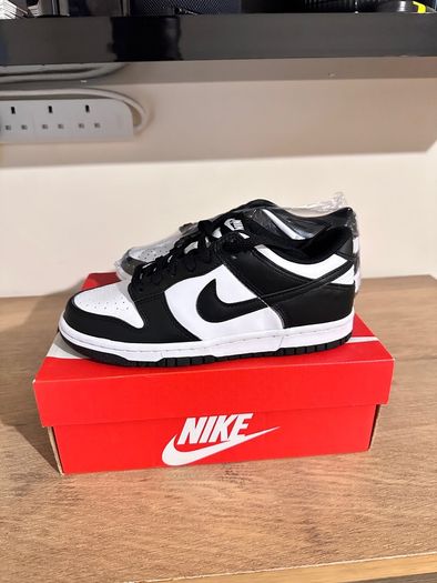Nike Dunk Low GS Panda Black size 4