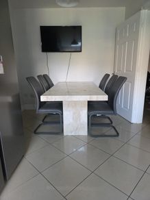 table and chairs