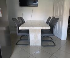 table and chairs