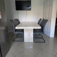 table and chairs