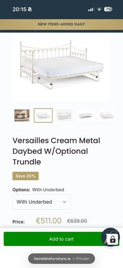 daybed/sofa bed/single bed with trundle