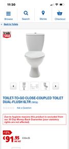 Toilet brand new in box