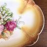 Stunning Large Edwardian Dressing table ceramic Transferware Plate / Tray 14" x10" Image 8