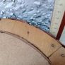 Round mirror, vintage rattan mirror Image 7