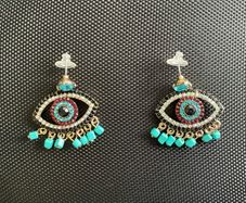 Brand New Pair of Colourful Mystic Eyes Earrings
