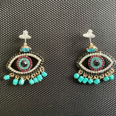 Brand New Pair of Colourful Mystic Eyes Earrings