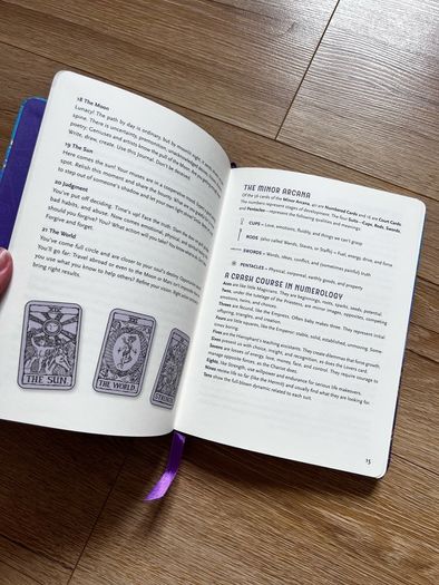 notebook tarot journal