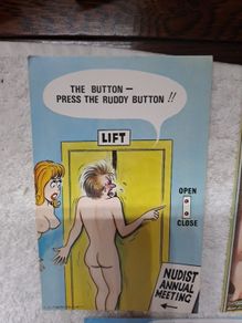 5 Bamforth nudist colony saucy postcards.