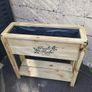 Rustic Herb Planter Raised Planter Flower Planter Raised Vegetable Planter Image 5