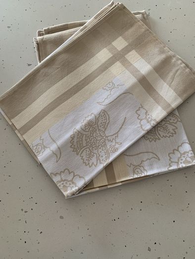 4 x 100% cotton luxury Portuguese tea towels (brand new)