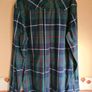 mens JOULES long sleeve shirt Size Medium classic fit tartan check navy green Image 9
