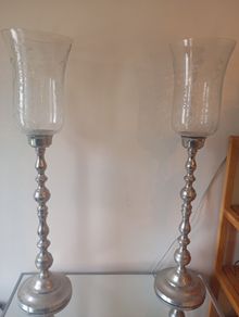 XL Storm candle holders x2