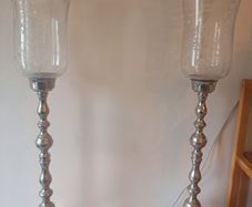 XL Storm candle holders x2