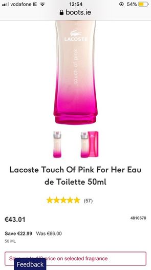 Lacoste gift perfume set