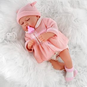 20" Realistic Reborn Handmade Sleeping or Open Eyes Baby Girl / Boy Doll with Dummy & Feeding Bottle (FREE POSTAGE)
