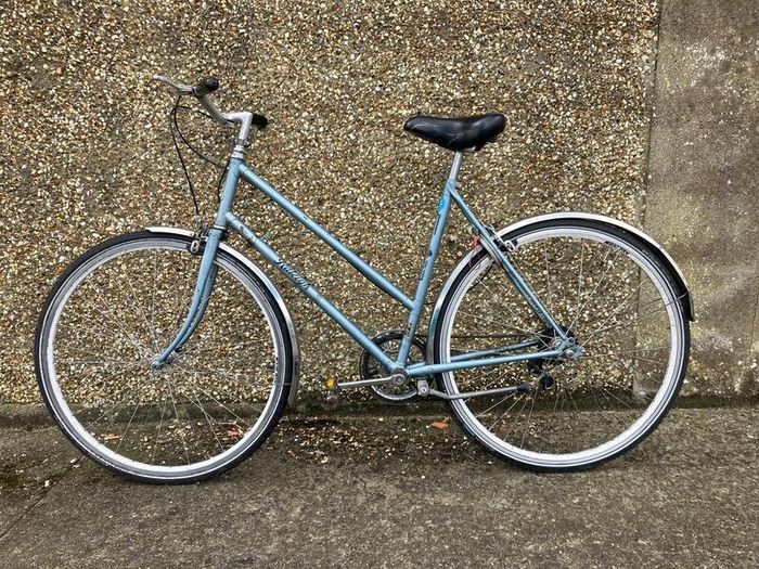 Women's Classic Blue Raleigh Bicycle