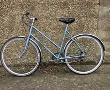 Women's Classic Blue Raleigh Bicycle