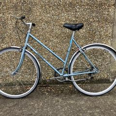 Women's Classic Blue Raleigh Bicycle