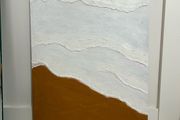 Large abstract textured painting
