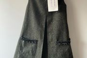 Green tweed pinafore dress age 2-3 brand new with tags