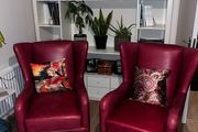 Hotel lobby Matching Leather Armchairs