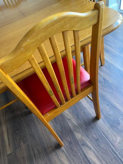 table and chairs