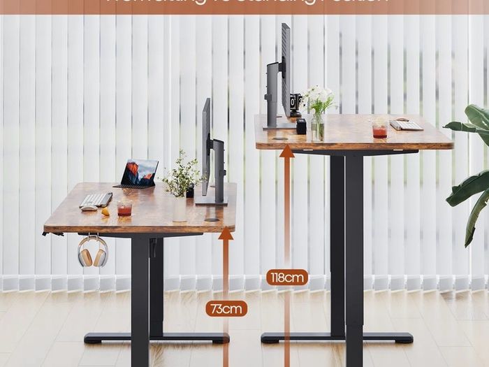Electric Standing Desk (120 x 60 cm) Height Adjustable