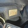 Beautiful Italian Luisa Spagnoli Black Leather Shoulder Bucket Bag Image 6