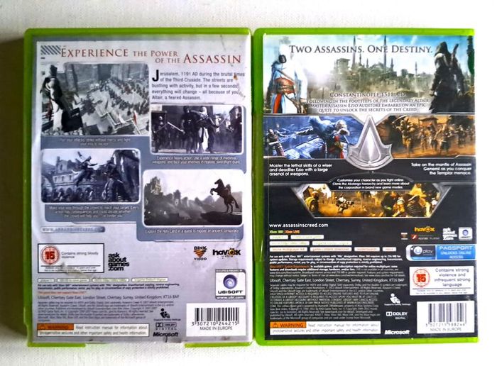 Assassin's Creed x 2 Xbox 360