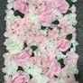 40x60cm Artificial Flowers Wedding Home Room Wall Decoration Flower wall Image 3