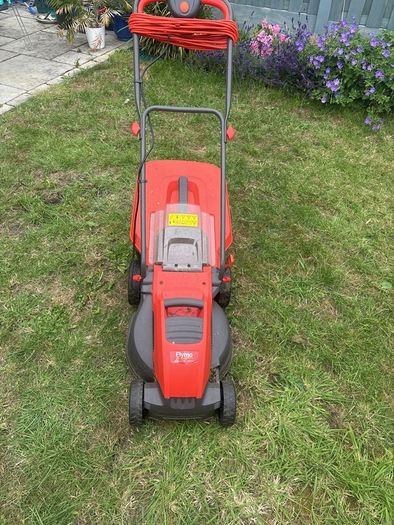 Flymo electric lawnmower