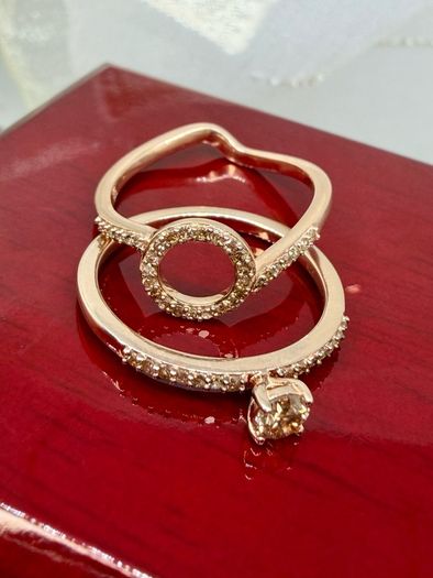 Diamond Interlocking Ring